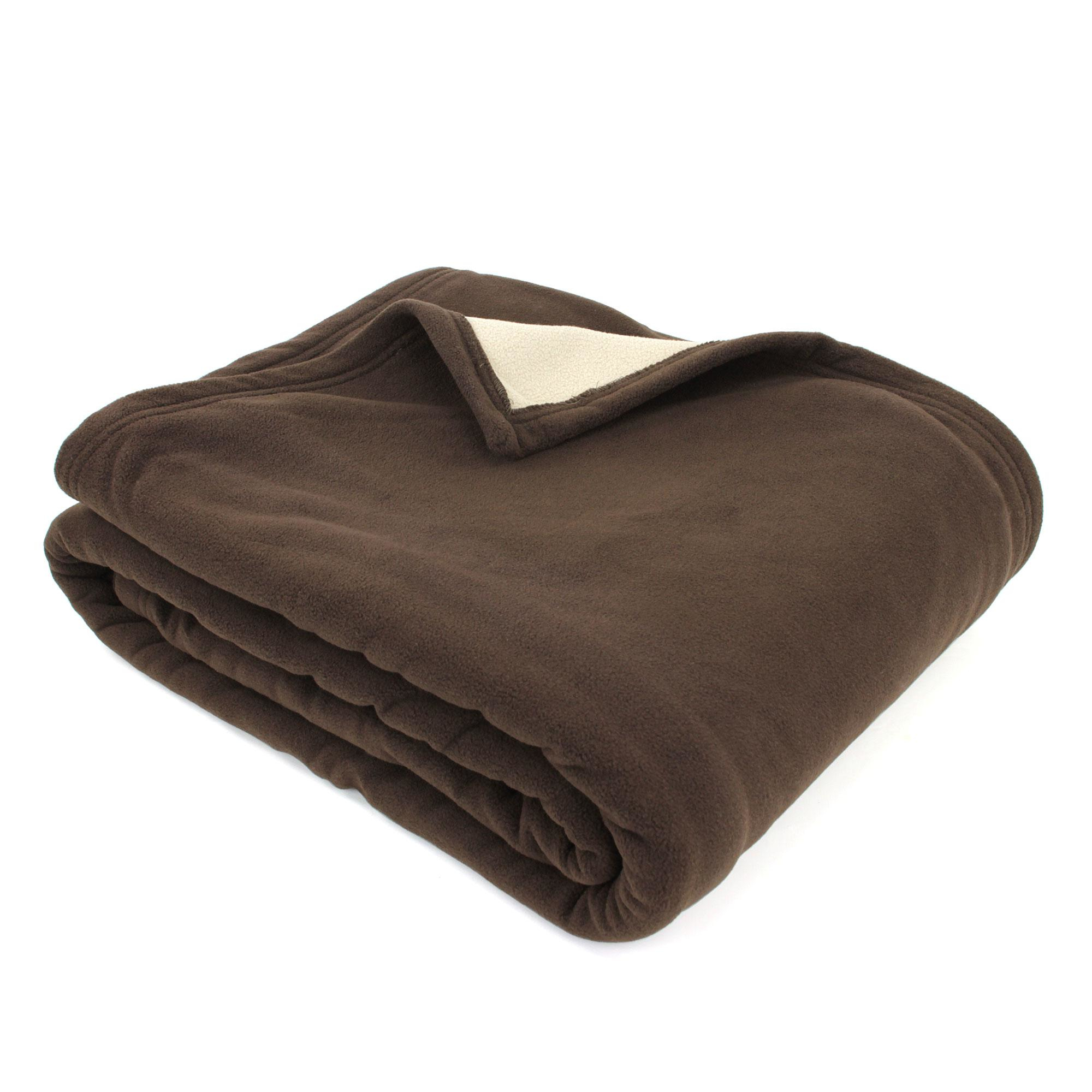 Linnea Narvik Plaid 180 X 220 Cm Polyester Marron