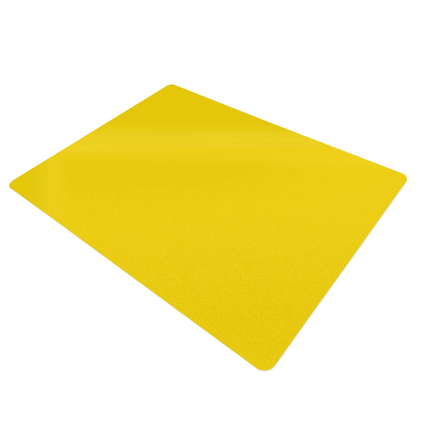 Sous-main Tapis De Bureau Antidérapant Jaune 50 X 65 Cm