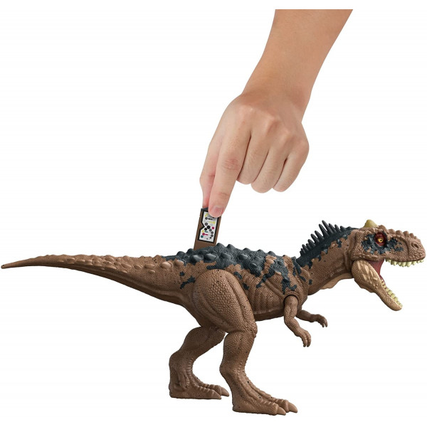 Coffret Dinosaure Rajasaurus - Articule Et Sonore - Dino Attaque - Jurassic World - Mattel Hdx35