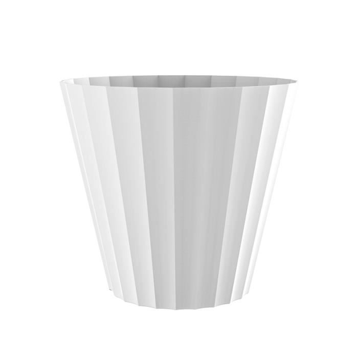 Plastiken Pot Doric Maceta - Ø32 X 29 Cm - Taupe