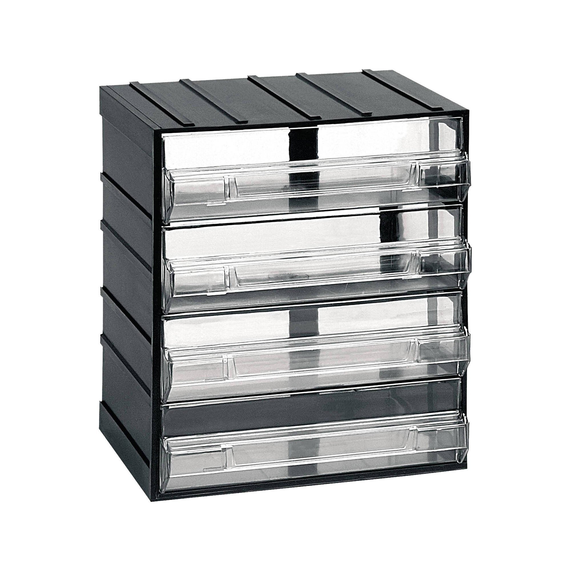 Armoire Polyvalente À 2 Portes, En Pvc, Anthracite, 19.2x14.8h23 Cm
