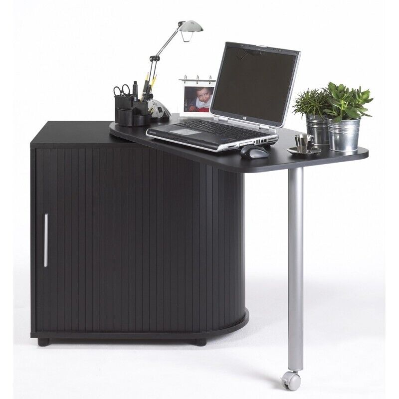 Bureau Pivotant Beaux Meubles Pas Chers Noir 105 X 55 X 74,7 Cm