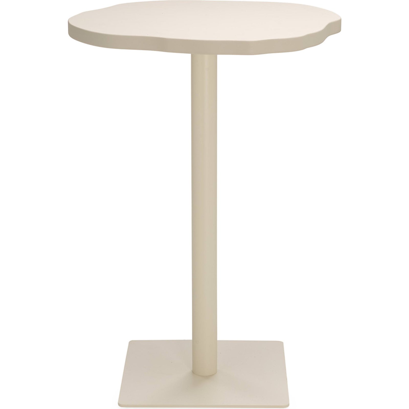 Table Haute Taupe Effet Pierre Élégance Moderne Salle À Manger - Taupe Effet Pierre