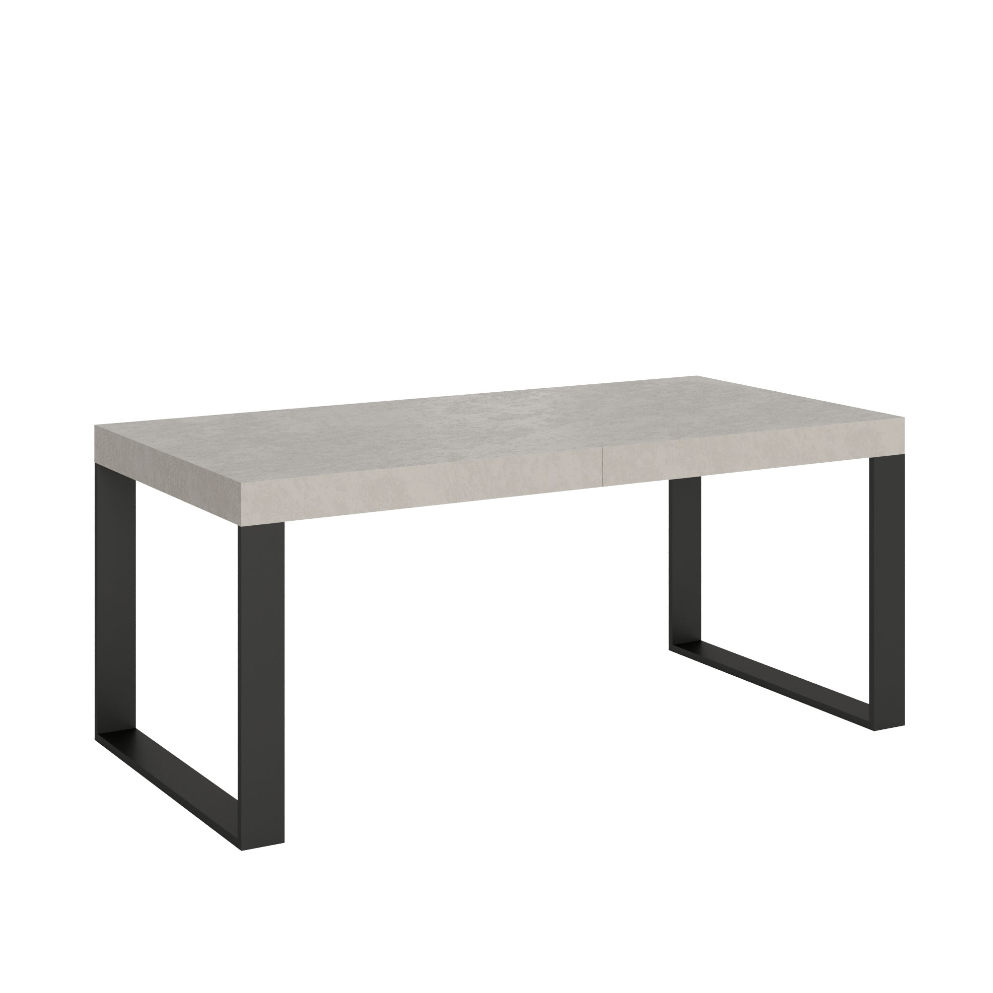 Table Extensible 180/284x90 Cm Tecno Pieds Cachemire Anthracite