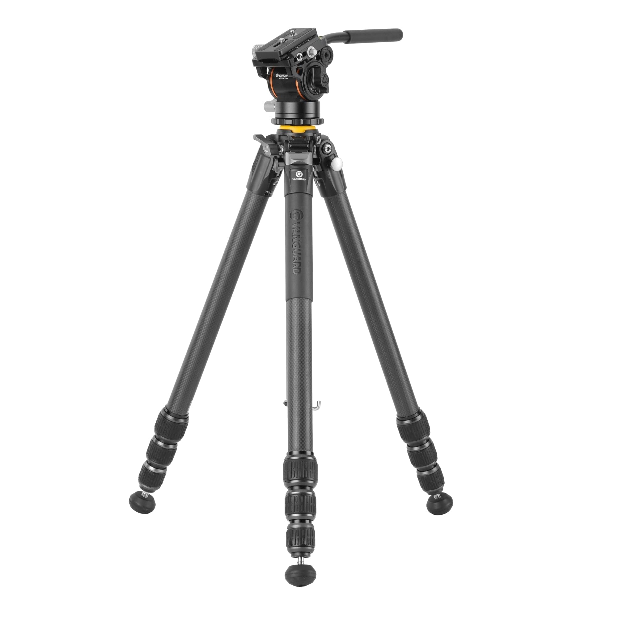 Trépied Vidéo Vanguard Veo 5 264cv14 - 4 Sections, Carbone, Tête Veo Pv-14