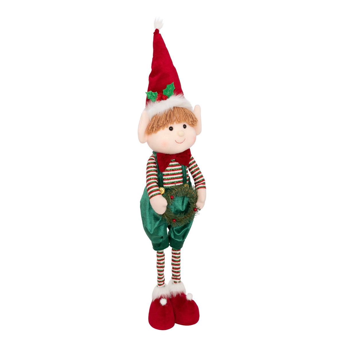 Lutin De Noël Filou Télescopique H. 95 Cm - Feeric Lights & Christmas