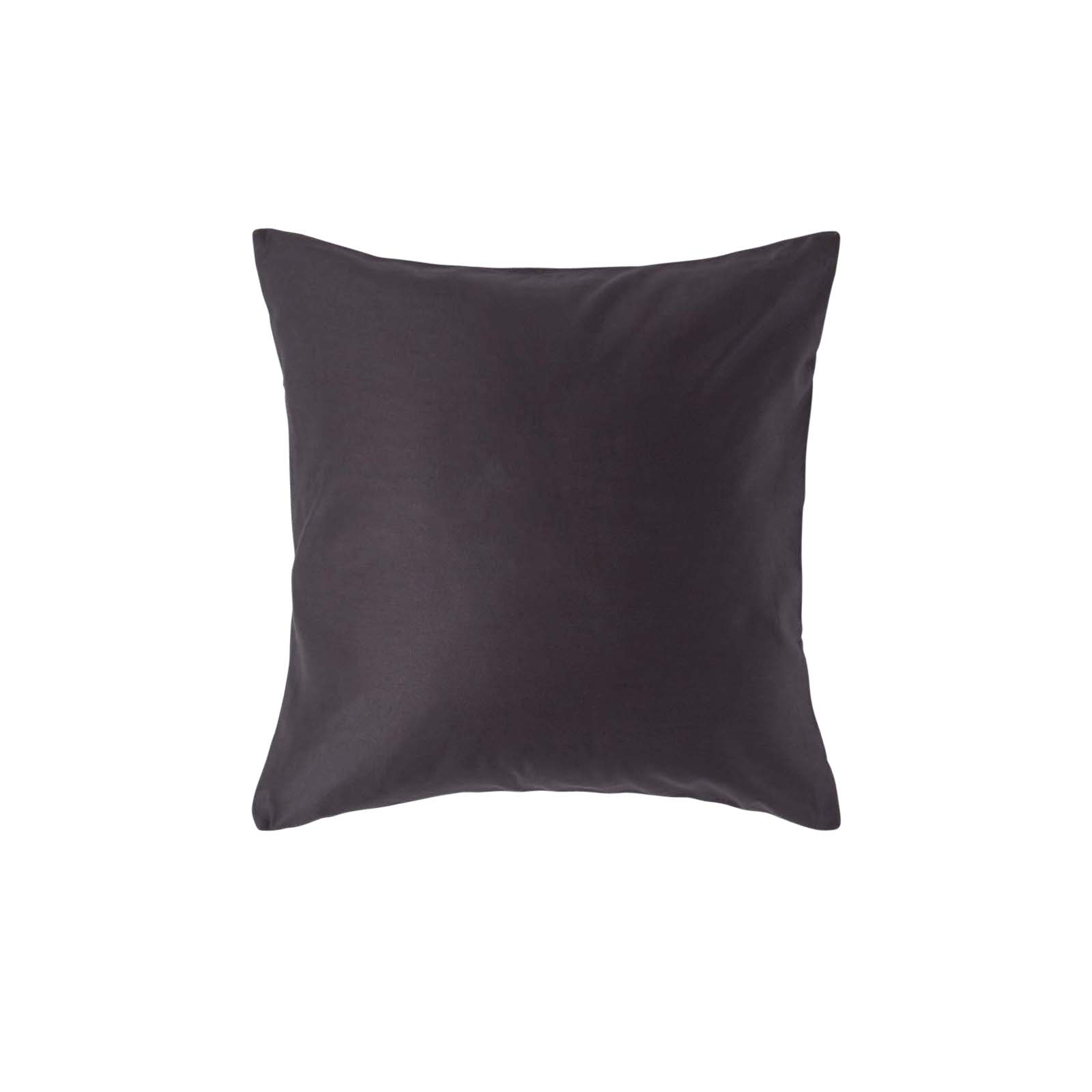 Taie D'oreiller Premium 40x40cm Gris Fonce Coton Égyptien 1000tc Homescapes