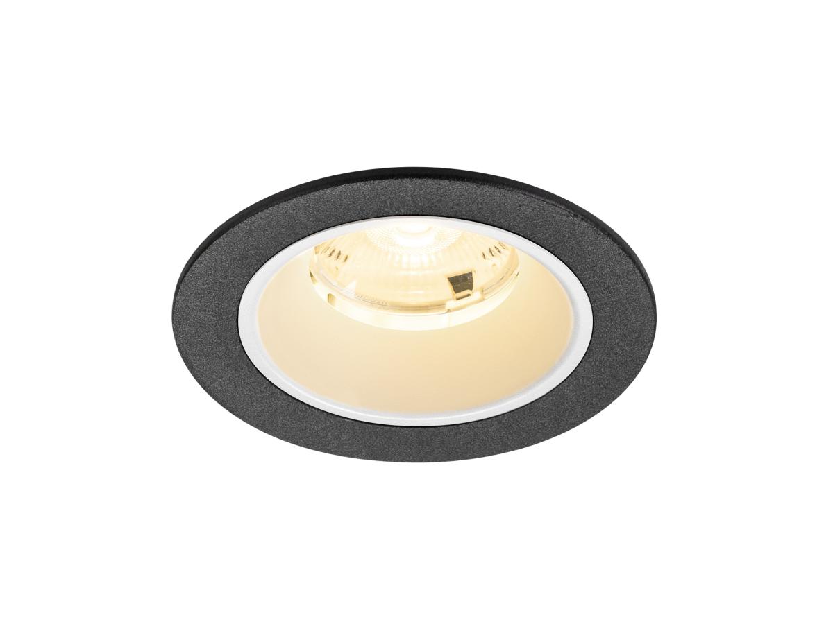 Spot Encastré Numinos® S Intérieur 3000 K 20c Ip20 Rond Noir / Blanc - Slv - 1009452