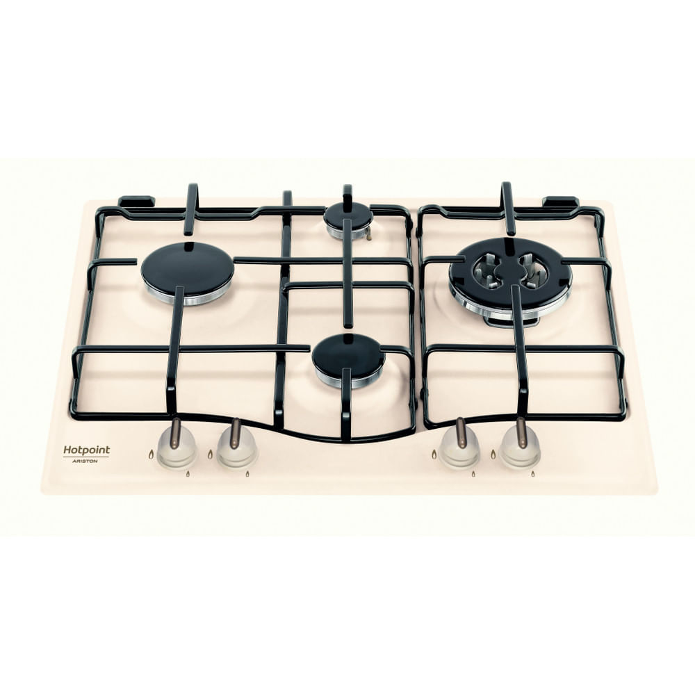 Hotpoint 7hpcn 640t (ow) R/ha Beige Intégré 59 Cm Gaz 4 Zone(s)