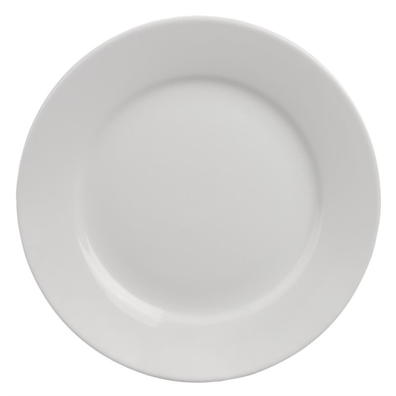 Assiettes À Bord Large 254(ø)mm Lot De 12 Olympia