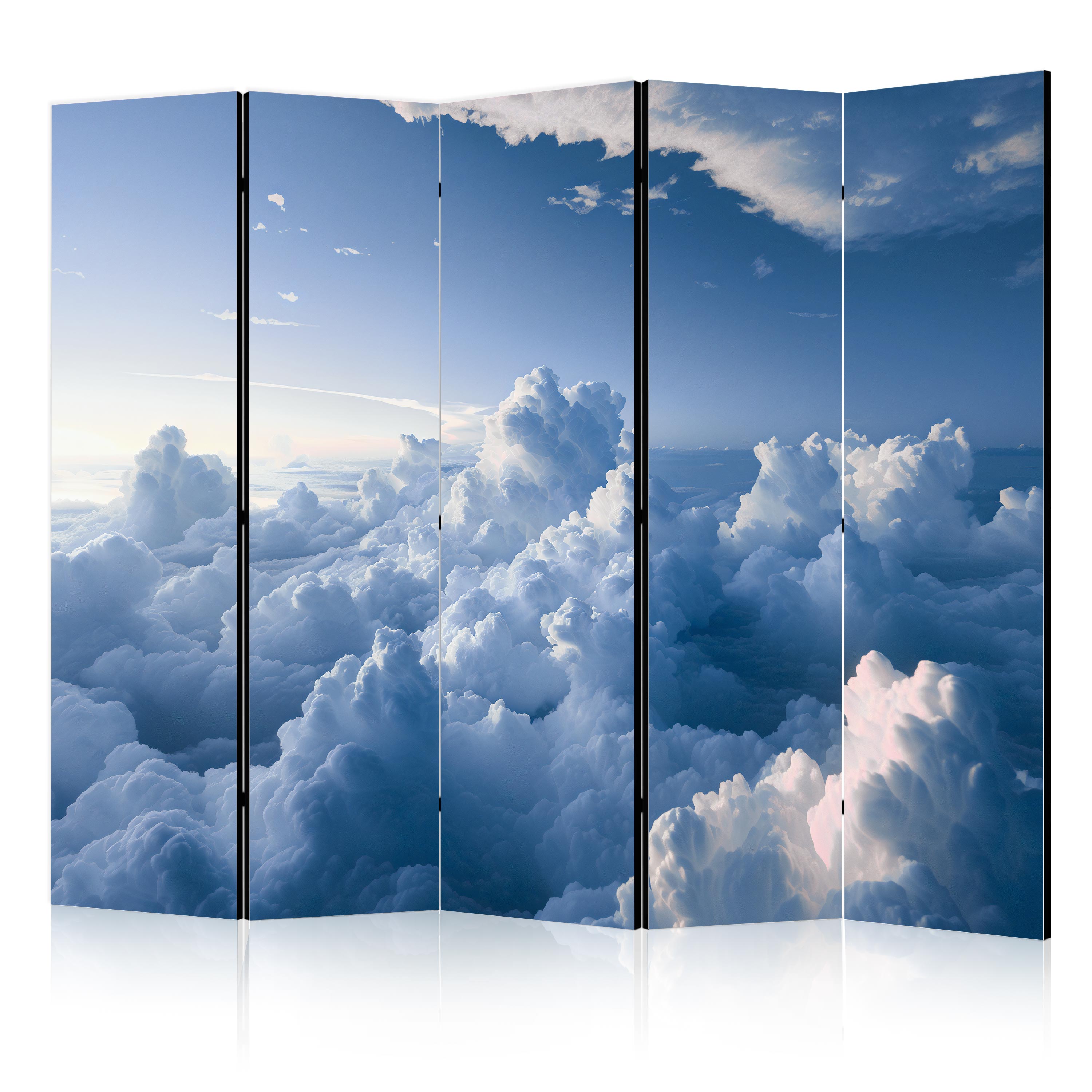 Paravent - Rayons Illuminant Les Formations Nuageuses Duveteuses 225x172