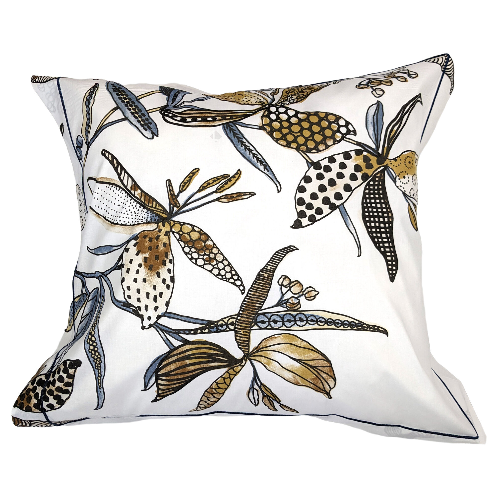 Taie D'oreiller 65x65 Cm En Coton Pénélope Beige Silice