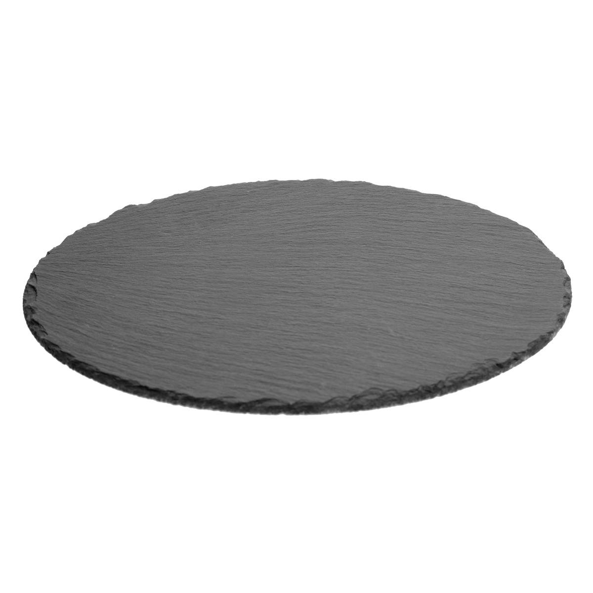 Assiette Ardoise Ronde 28 Cm - Sg Secret De Gourmet