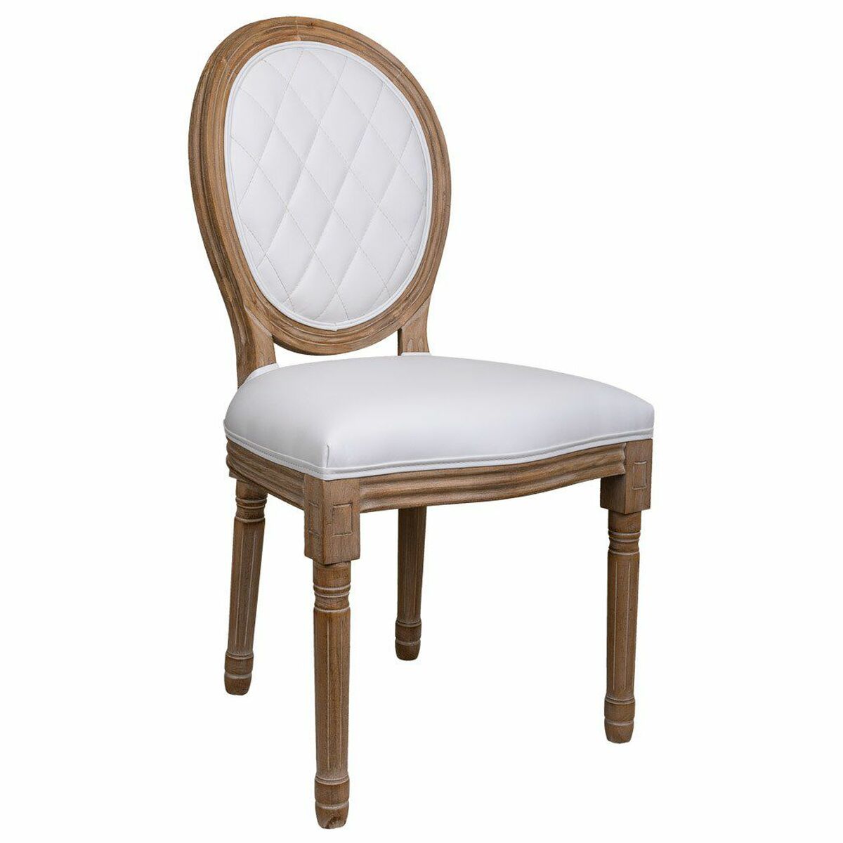 Chaise De Salle À Manger Alexandra House Living Blanc 46 X 96 X 48 Cm