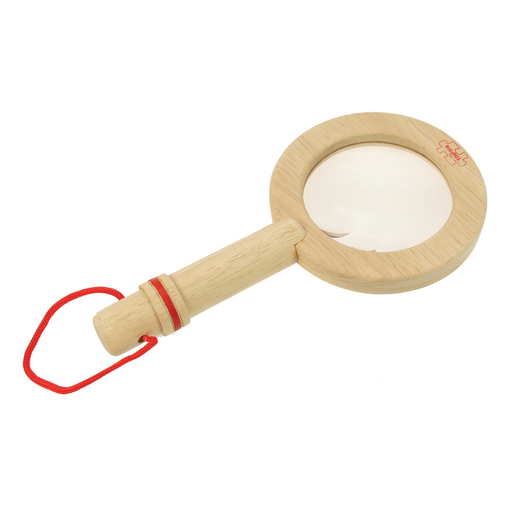 Jouets Bigjigs, Loupe En Bois, Adapté Aux ges Dès 3 Ans