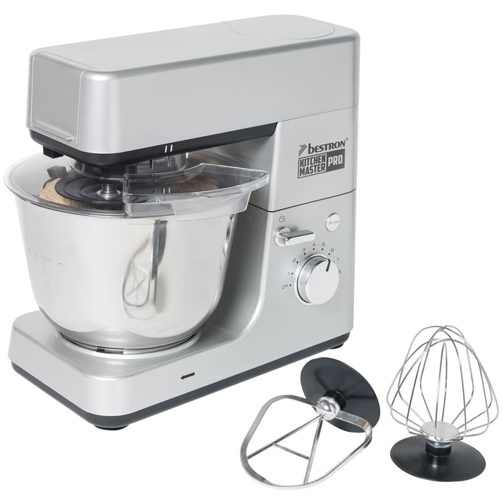 Bestron Robot De Cuisine 4-en-1 1 600 W 5 L Gris Akm1600s