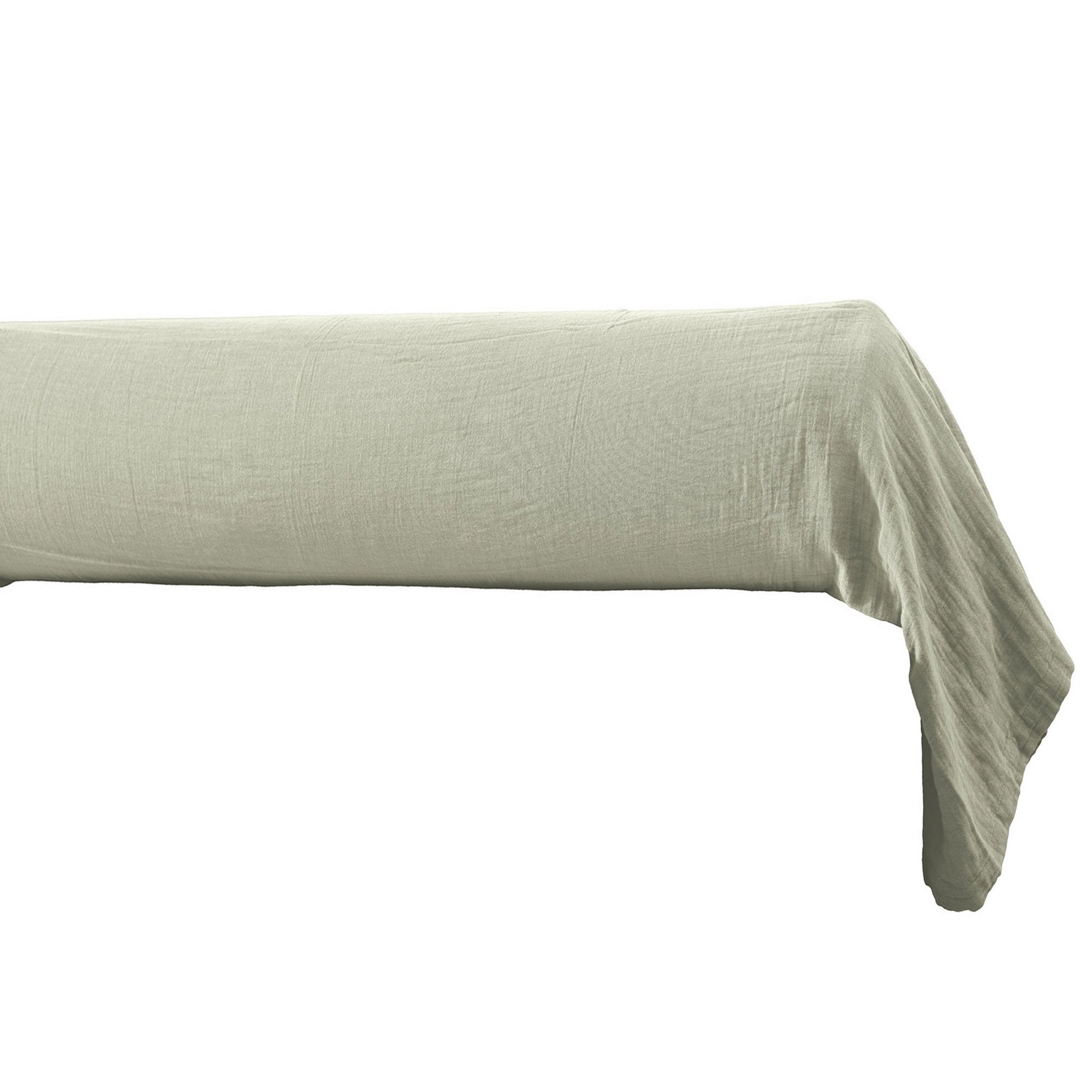Taie De Traversin 85x185 Cm Gaze De Coton Vert D'eau