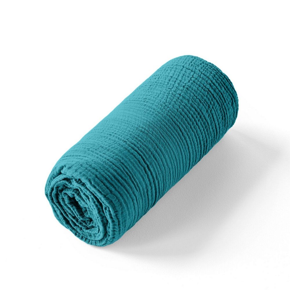 Drap Housse Gaze De Coton Uni Harmonieux