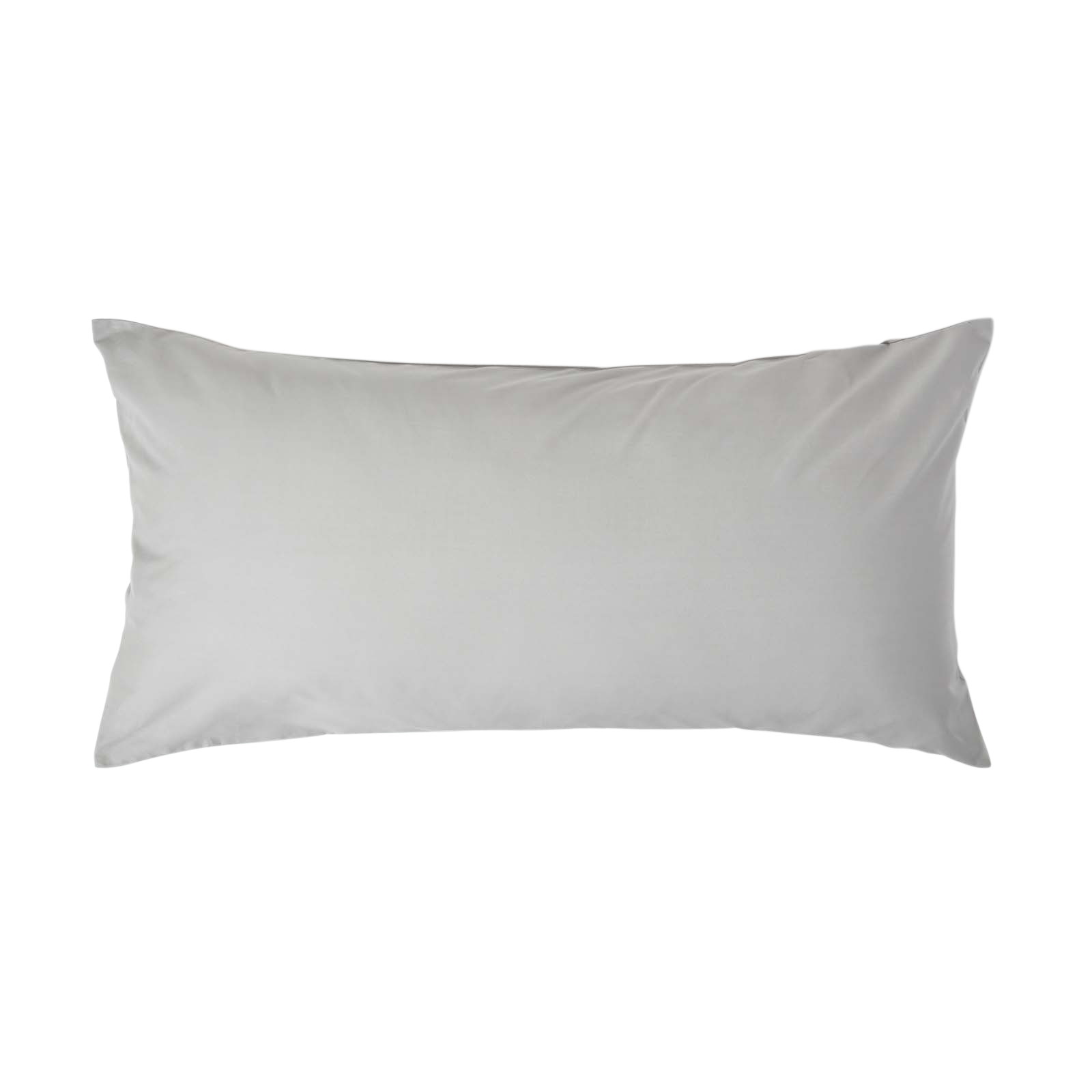 Taie D'oreiller 40x80cm Gris Coton Égyptien 200tc Homescapes