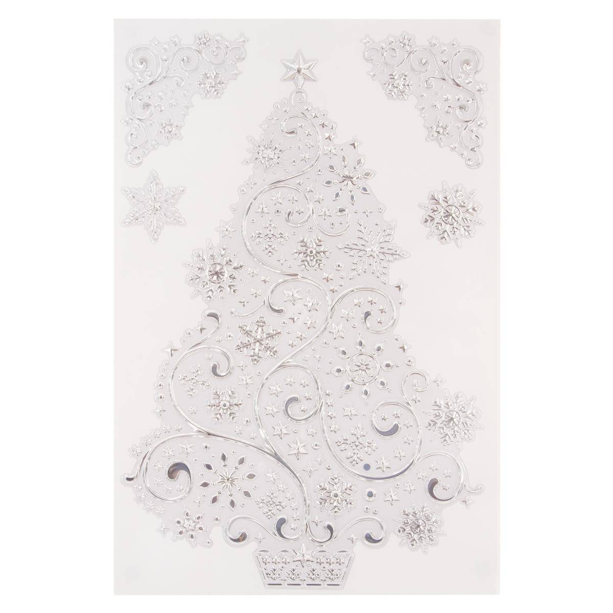 Sticker Métal Argent 30x45 - Feeric Lights & Christmas