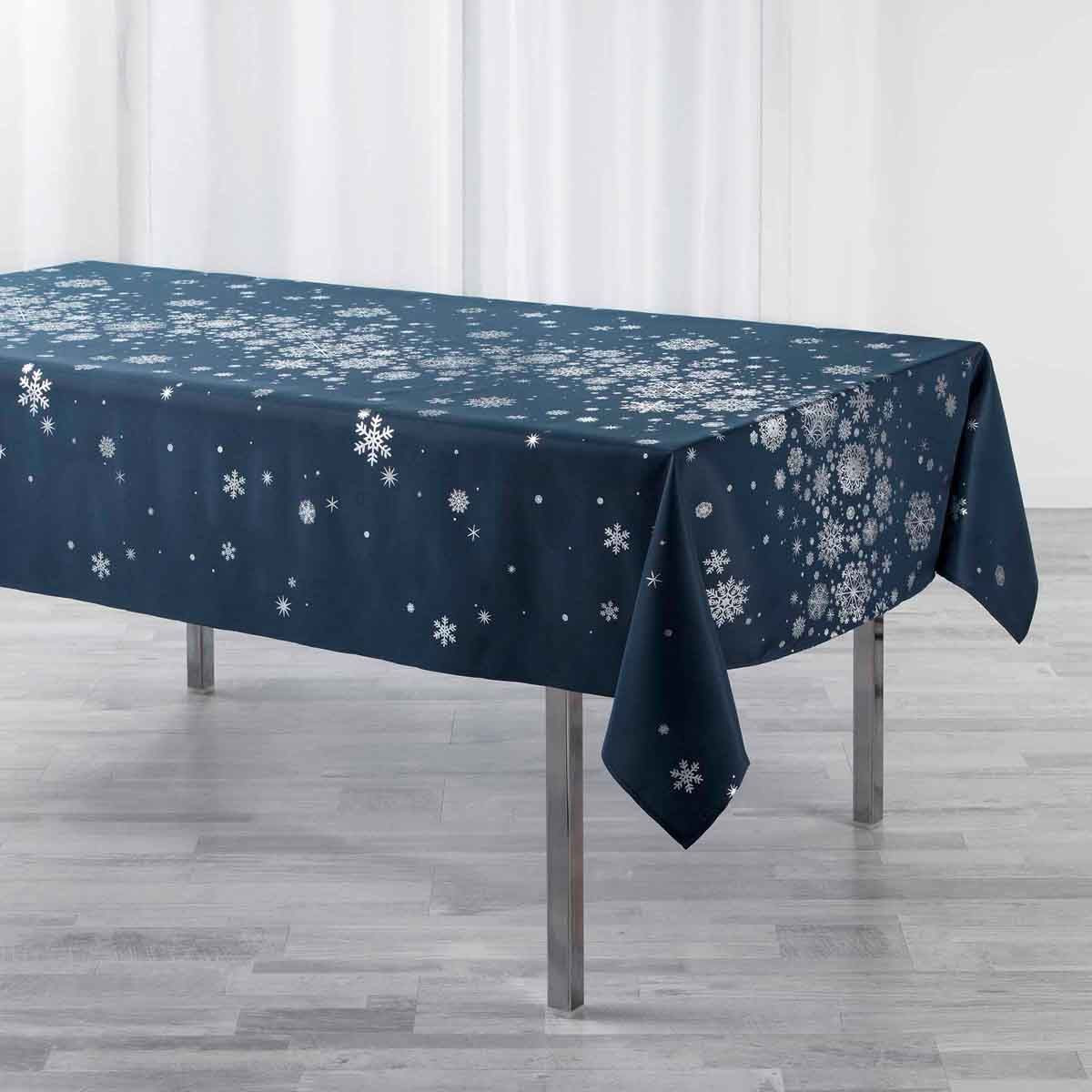 Nappe Rectangulaire Imprimée "constellation" 150x240cm Marine