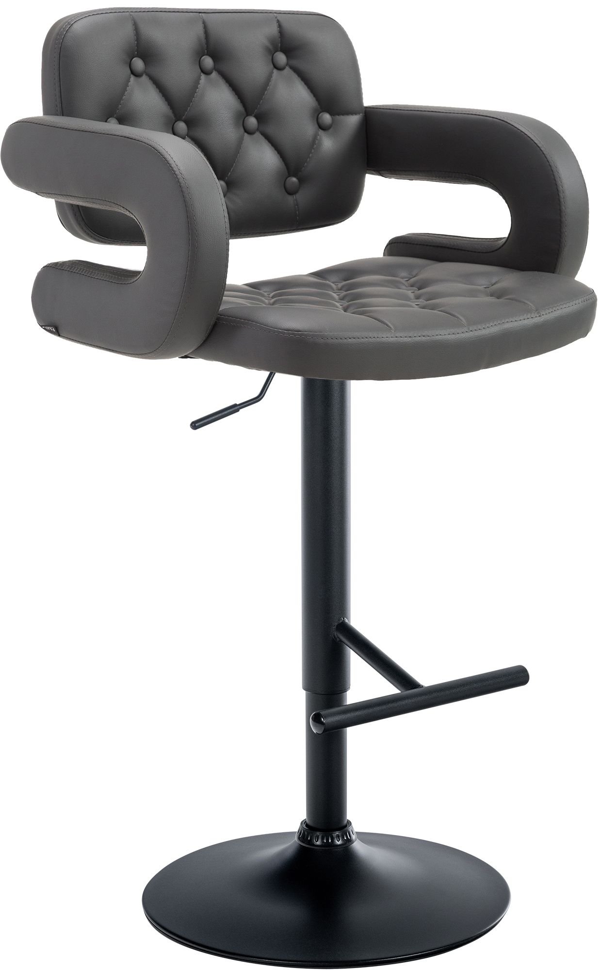 Tabouret De Bar Dublin Noir Gris