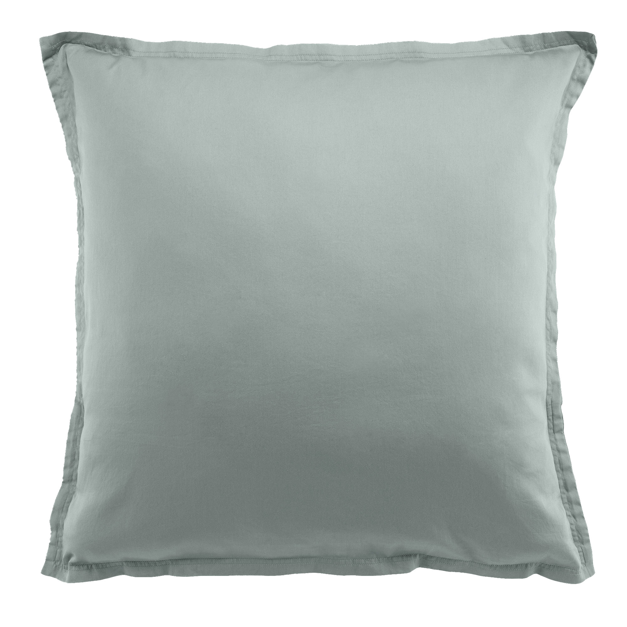 Taie D'oreiller 65x65 Cm Satin De Coton Celadon