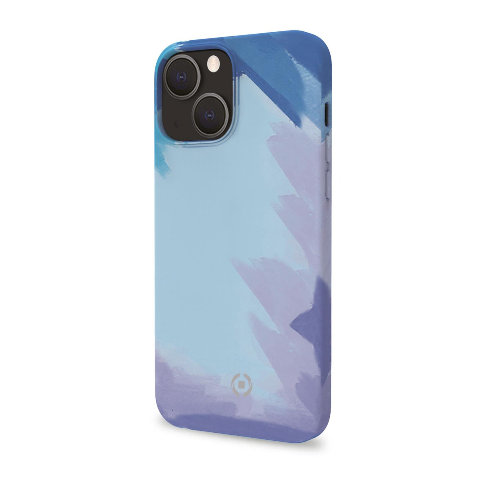 Celly Watercolor Iphone 13 Coque De Protection Pour Téléphones Portables 15,5 Cm (6.1") Housse Bleu