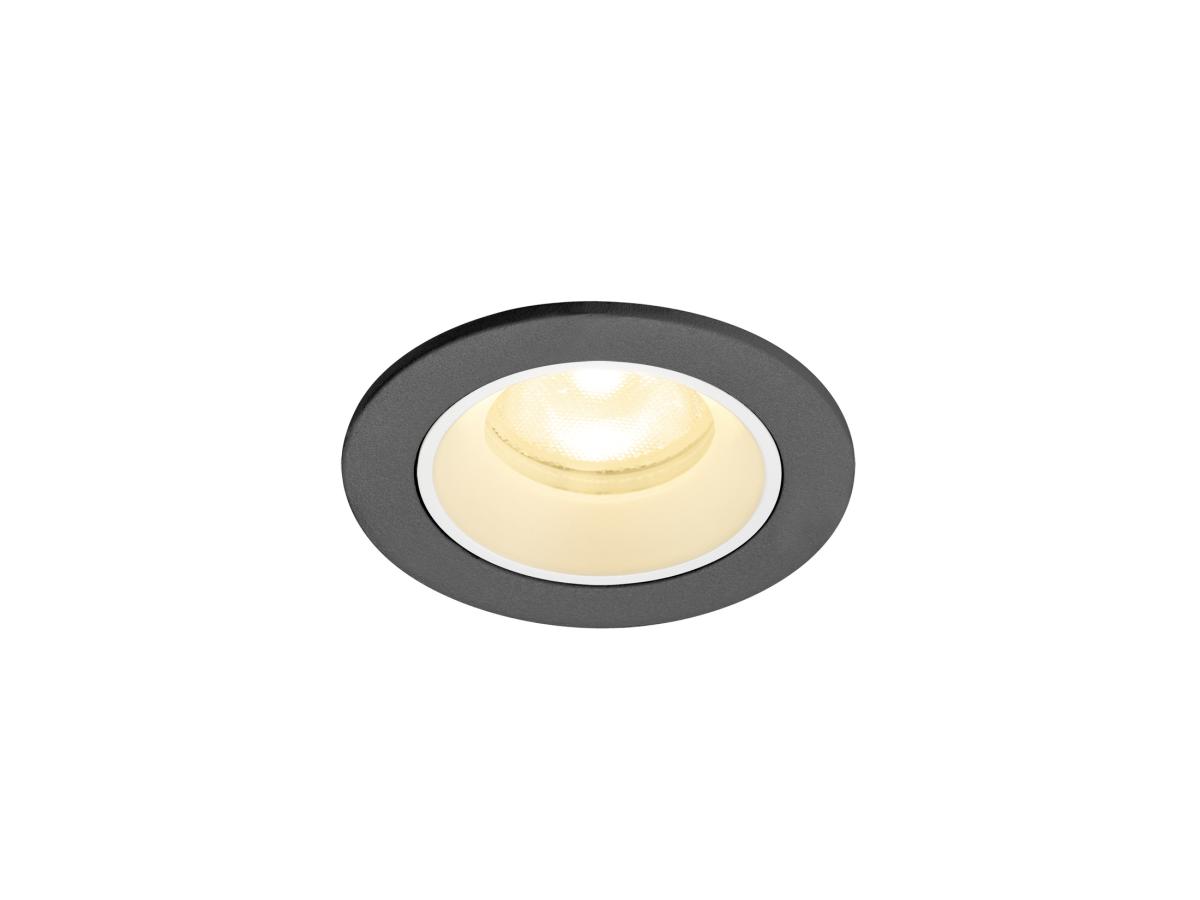 Spot Encastré Numinos® Xs Intérieur 3000 K 55c Ip20 Rond Noir / Blanc - Slv - 1009296