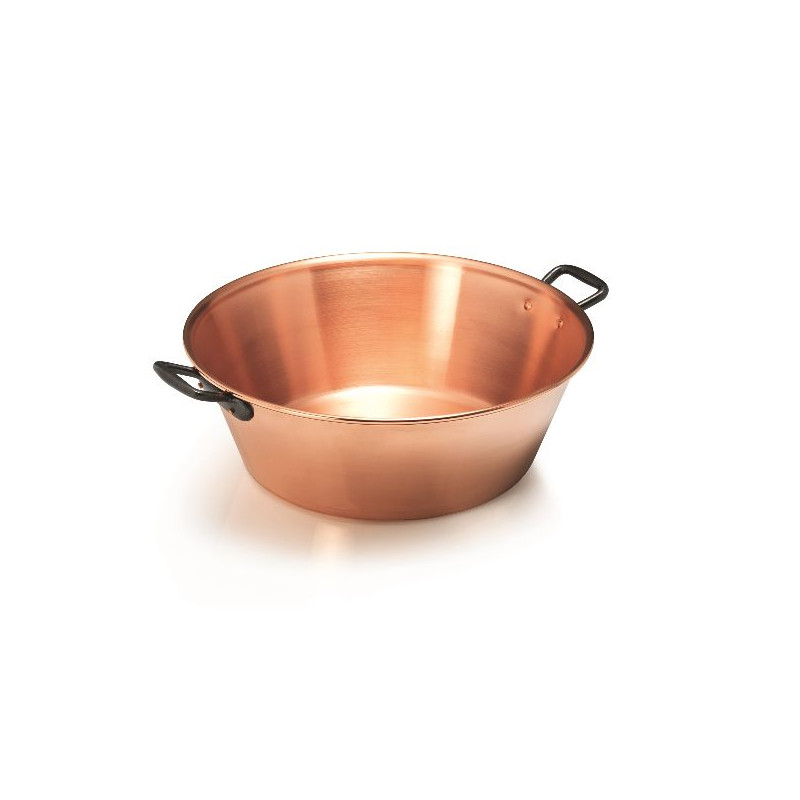 Bassine Confiture 38/9l Ep 12/10*poignee Fonte Nature Et Saveurs - 207050b