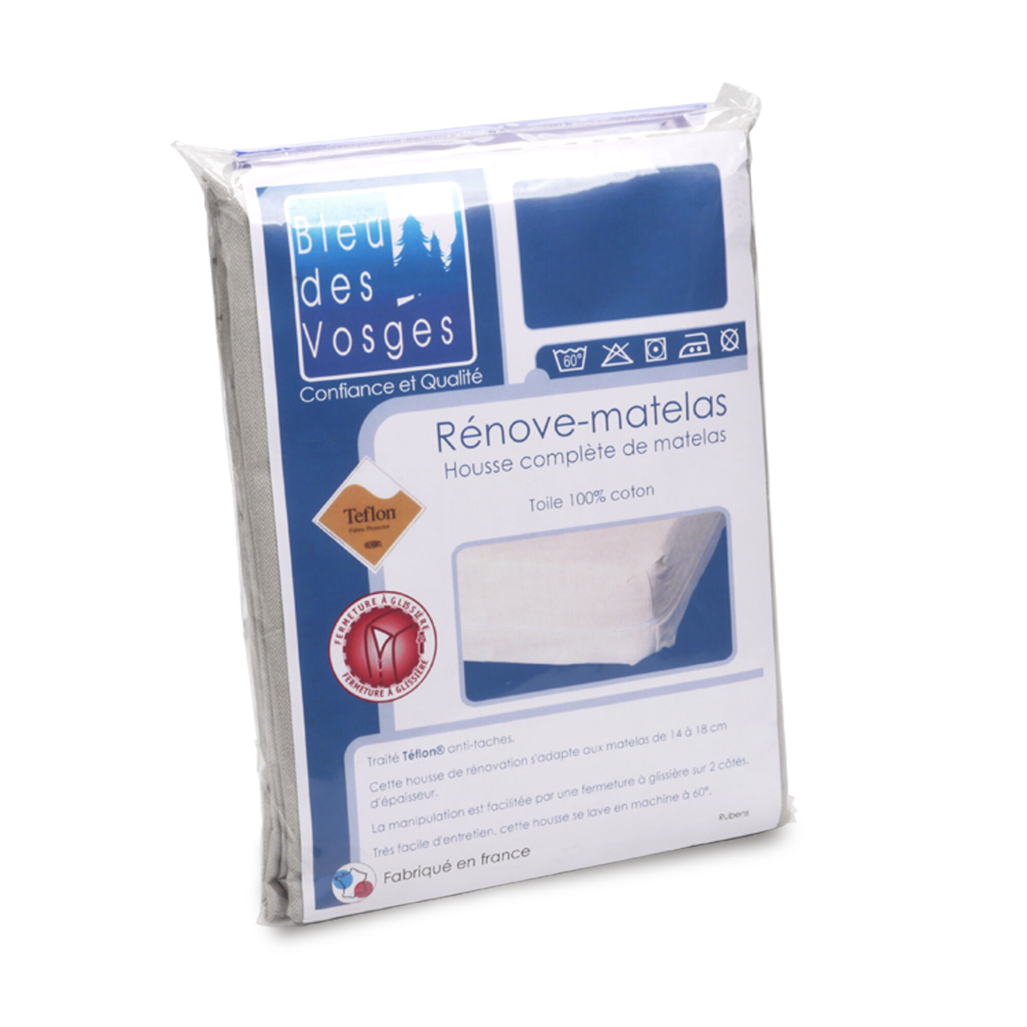 Rénove Matelas Rubens Housse 140x190cm Matelas 18 À 22cm
