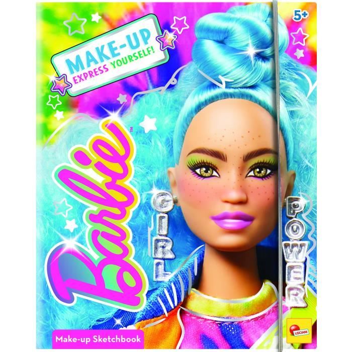Book Pour Apprendre À Maquiller Et À Se Maquiller - Barbie Sketch Book Make Up - Lisciani