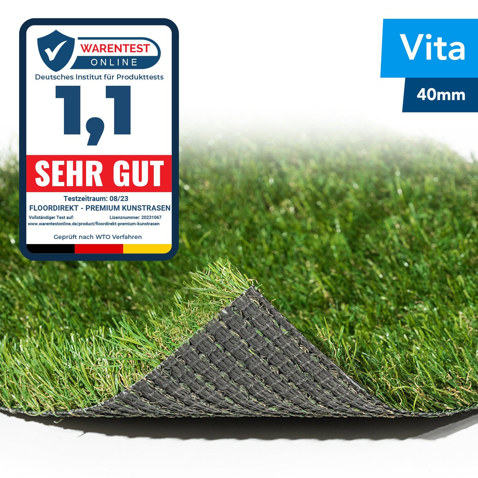 Pelouse Artificielle Vita Hauteur: 40 Mm Résistant Aux Uv 100 X 600 Cm - Floordirekt