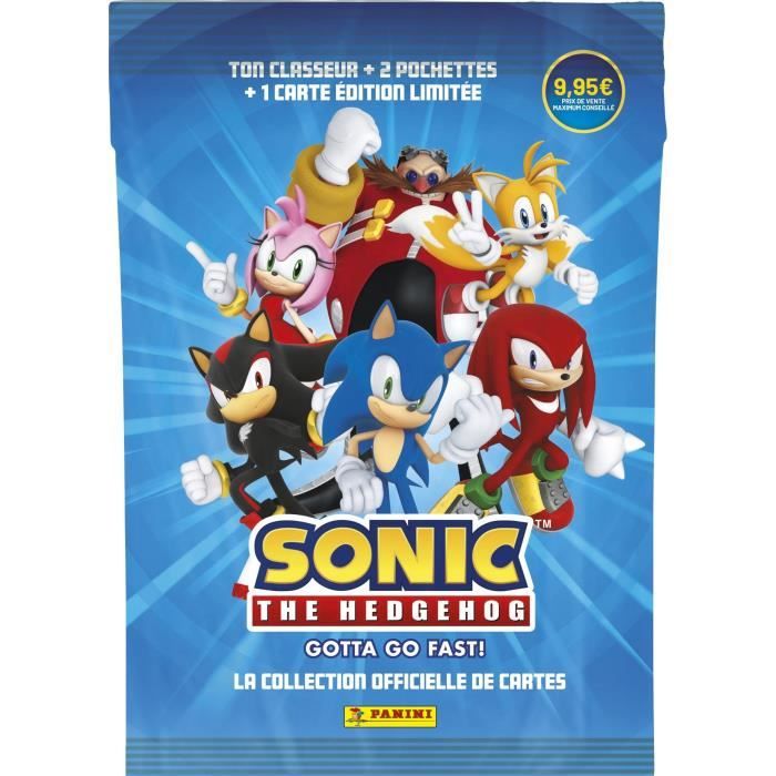 Starter Pack - Sonic Le Hérisson Classic - Classeur - 2 Pochettes - 1 Carte Édition Limitée
