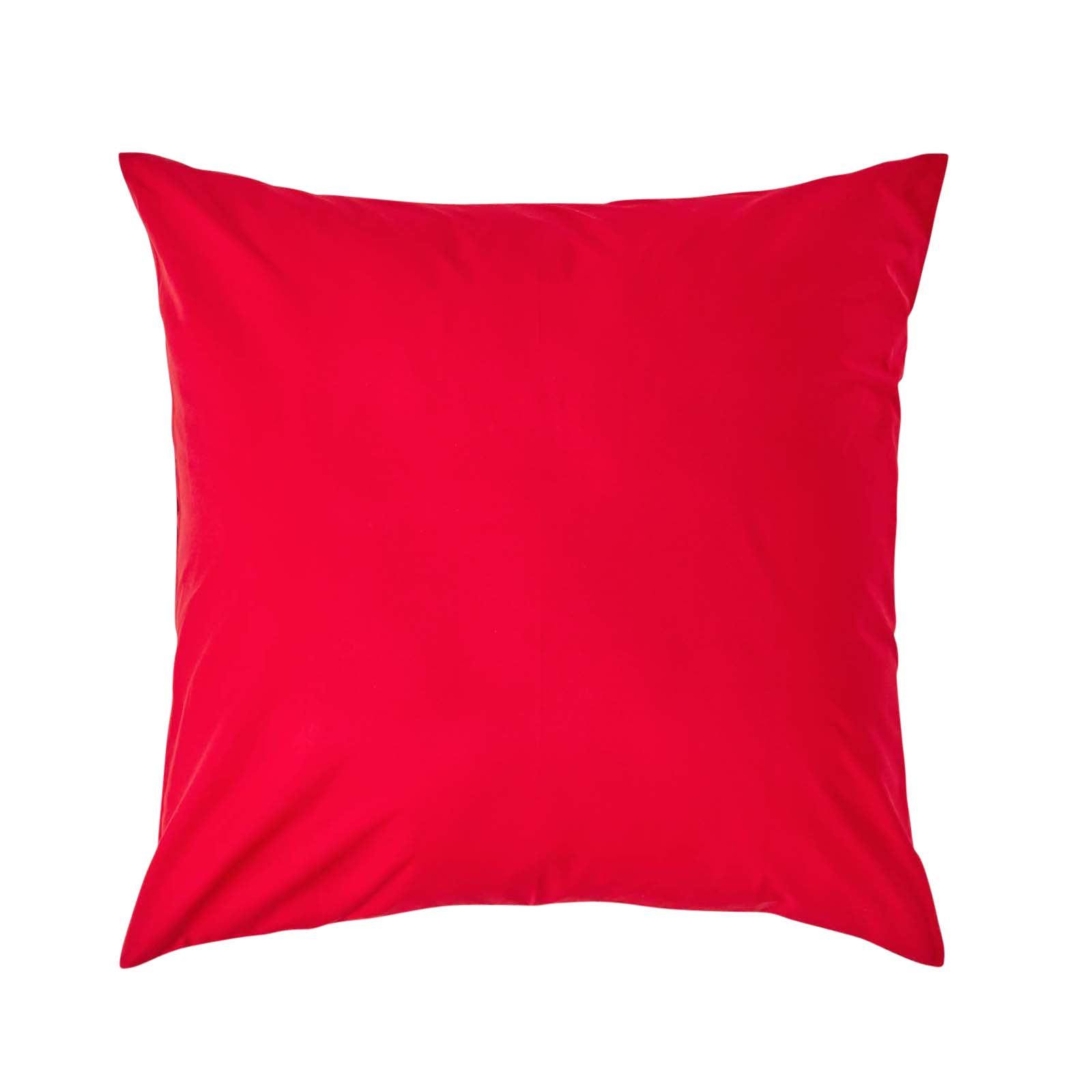 Taie D'oreiller 60x60cm Rouge Coton Égyptien 200tc Homescapes