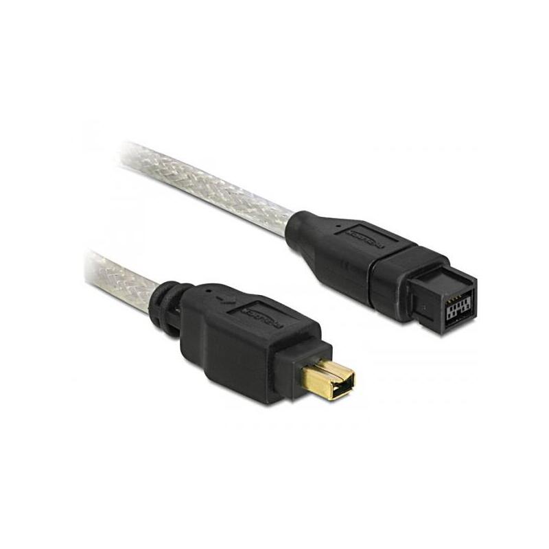 Cable Firewire Delock 9 Broches Male 4 Broches Male 1 M