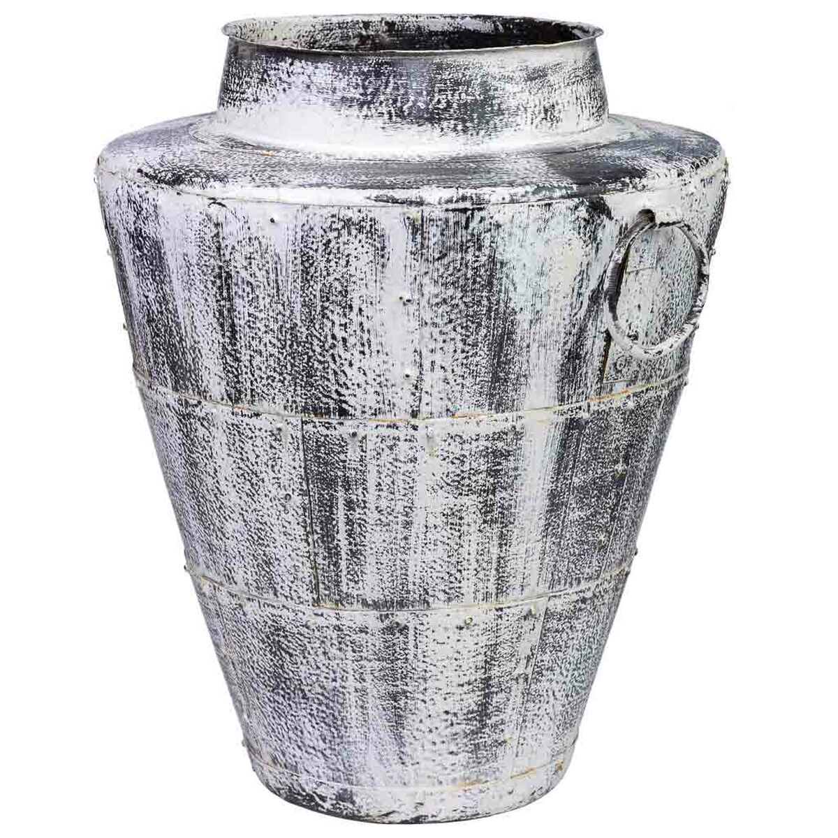Vase Alexandra House Living Blanc Bois De Manguier 50 X 58 X 50 Cm