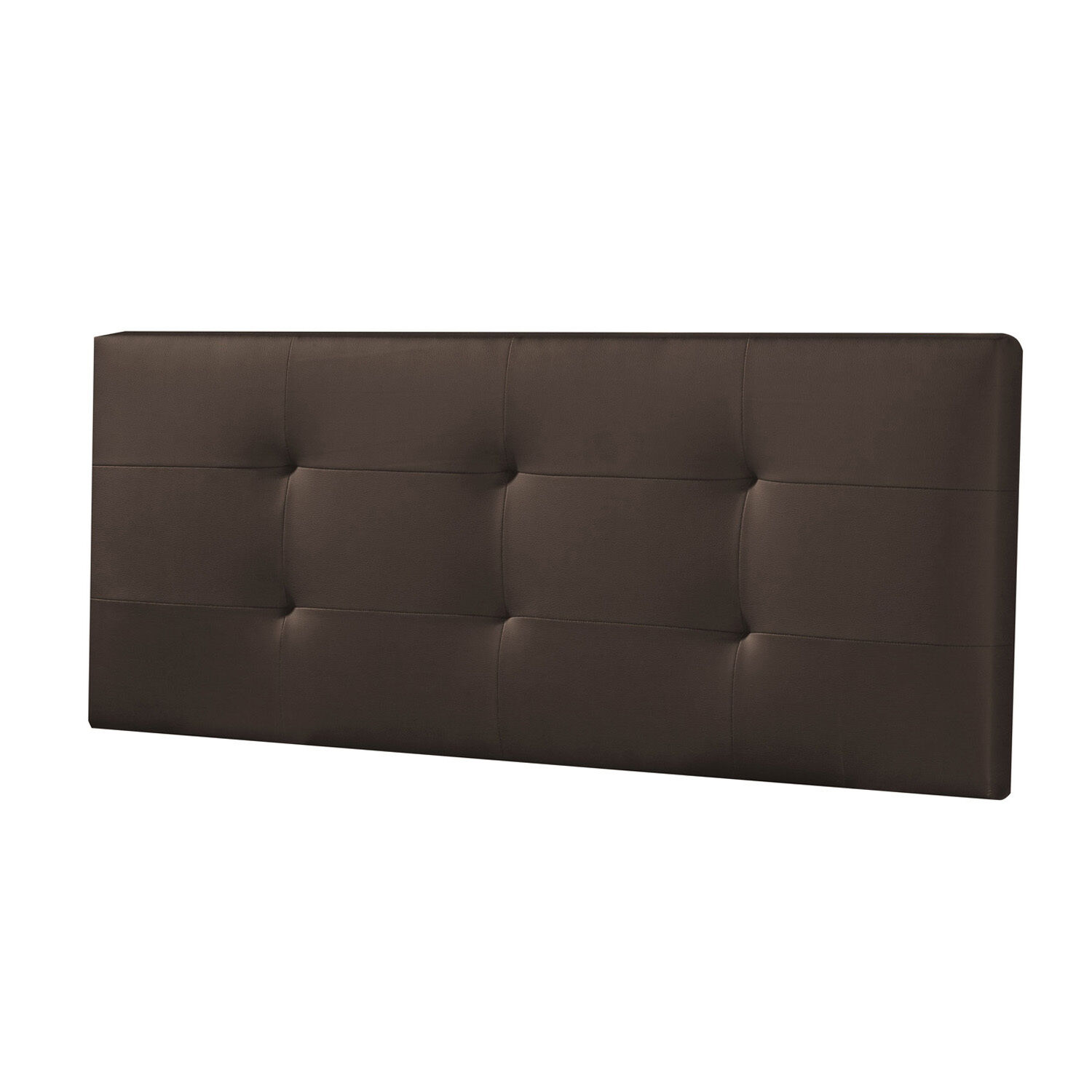 Tête De Lit Carla 150x60 Cm Chocolat, Rembourrée De Mousse