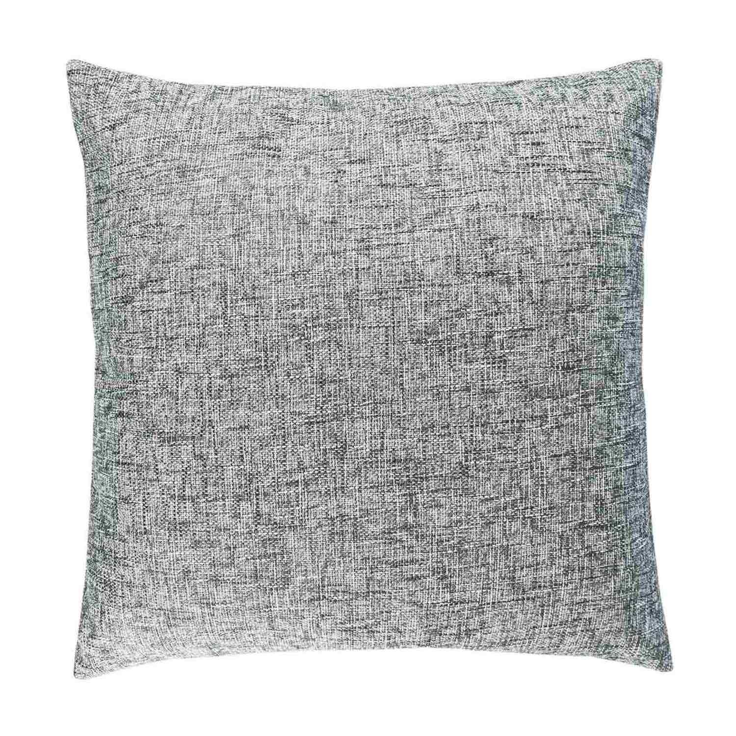 Housse De Coussin Jacquard En Tissu Bouclé Gris Foncé 45x45cm - Homescapes