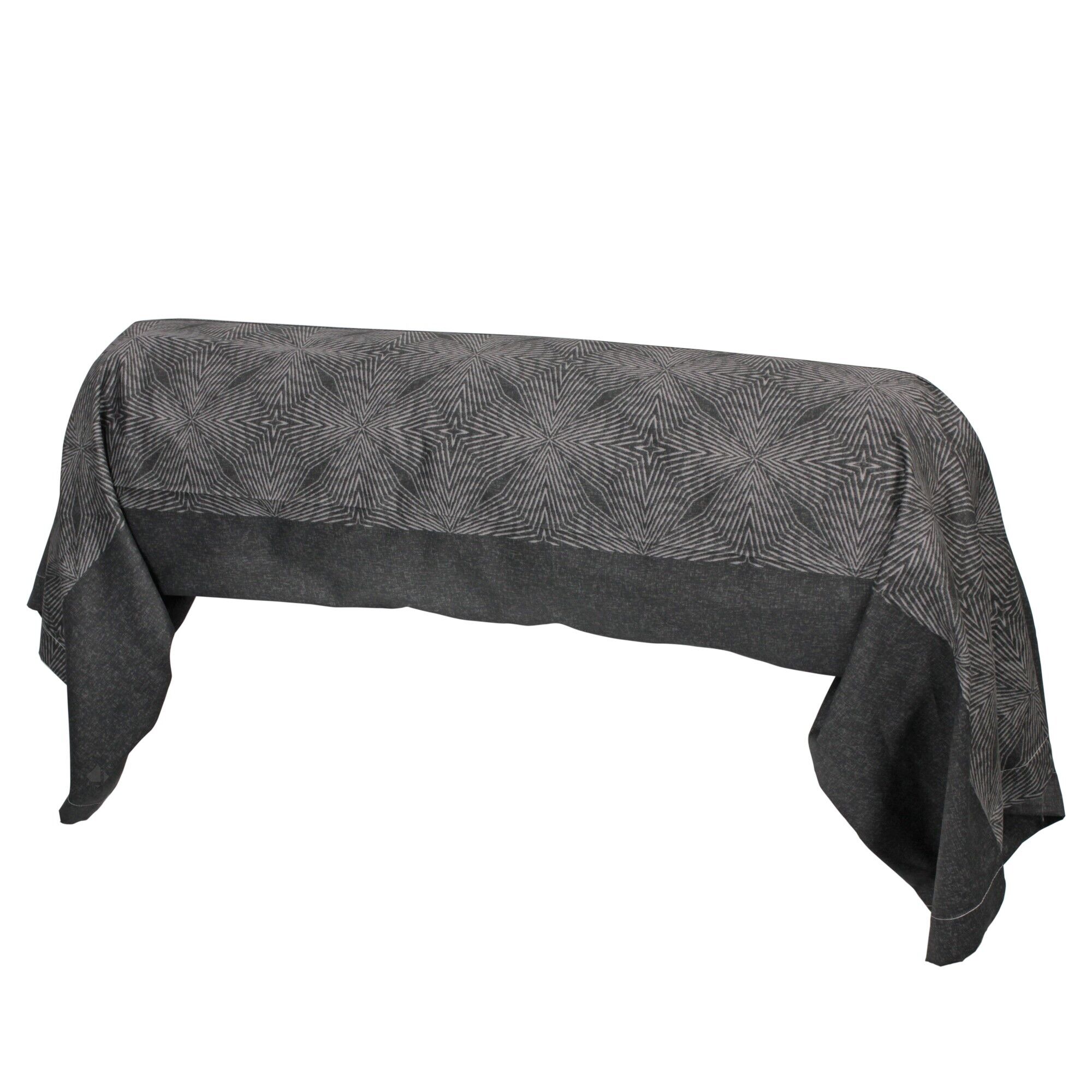 Taie De Traversin 140x43 Cm Satin De Coton Tiago Noir