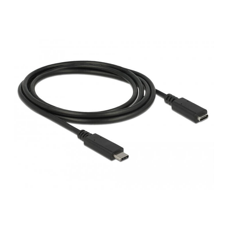 Cable Usb-c Delock 85532 M/h 1,50 M Noir