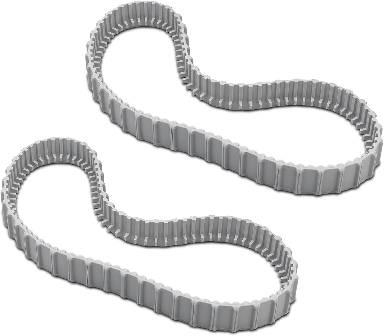 Chenilles De Remplacement Grises (2 Pièces) Pour Dolphin Gamme E Et T Dolphin 9983152-r2