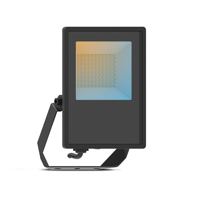 Projecteur Led Noir 30w - 3200lm - Cct 3000-6000k - Ip65 - 213x138x31mm