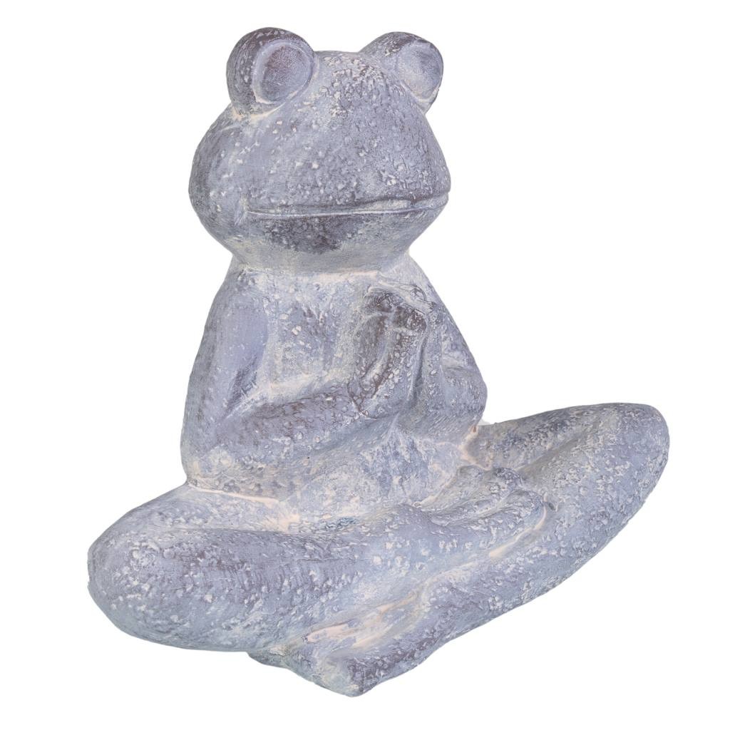 Grenouille Décorative En Magnésium 7,8x4,7x10,8h