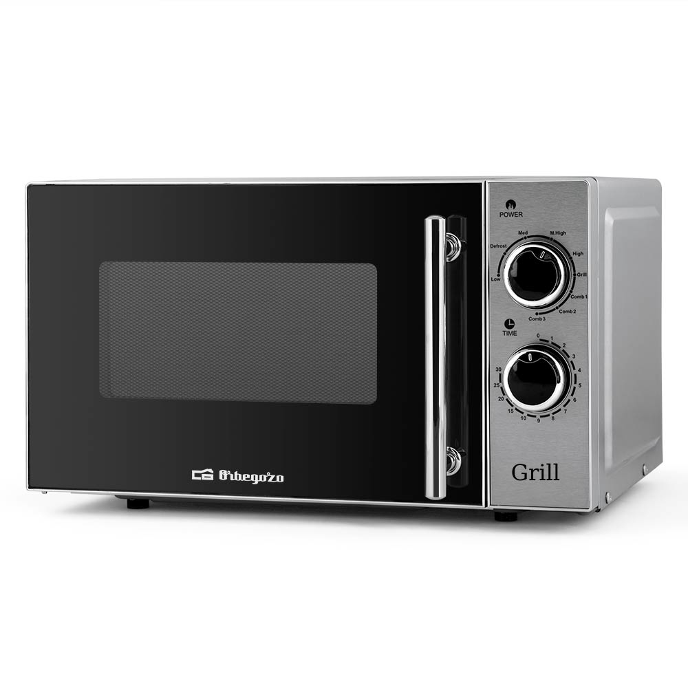 Orbegozo Mig 2550 Micro-onde Noir, Acier Inoxydable Micro-onde Combiné Comptoir 20 L 700 W