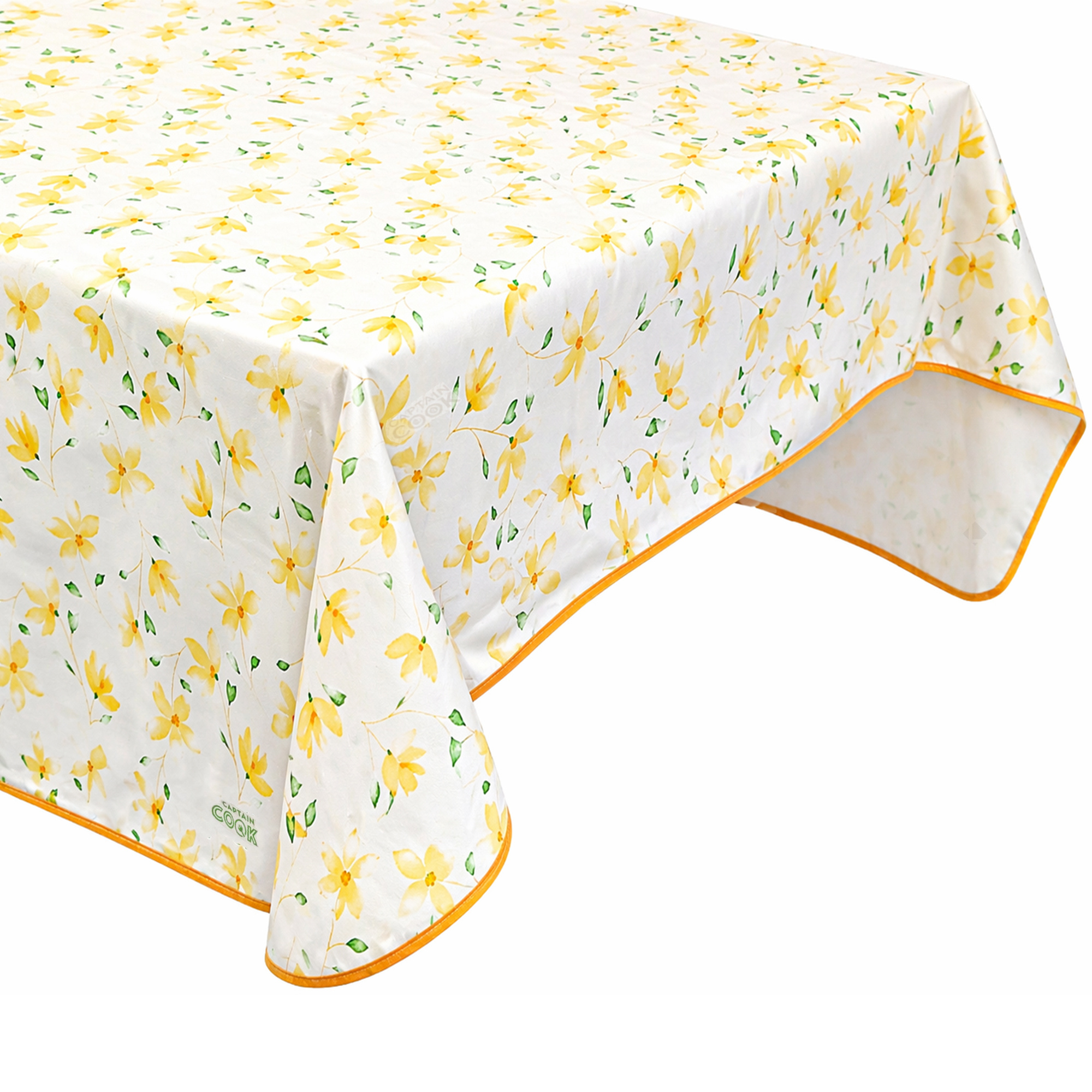 Nappe Rectangulaire 140x220 Cm Antitaches Bloom Bloom Jaune