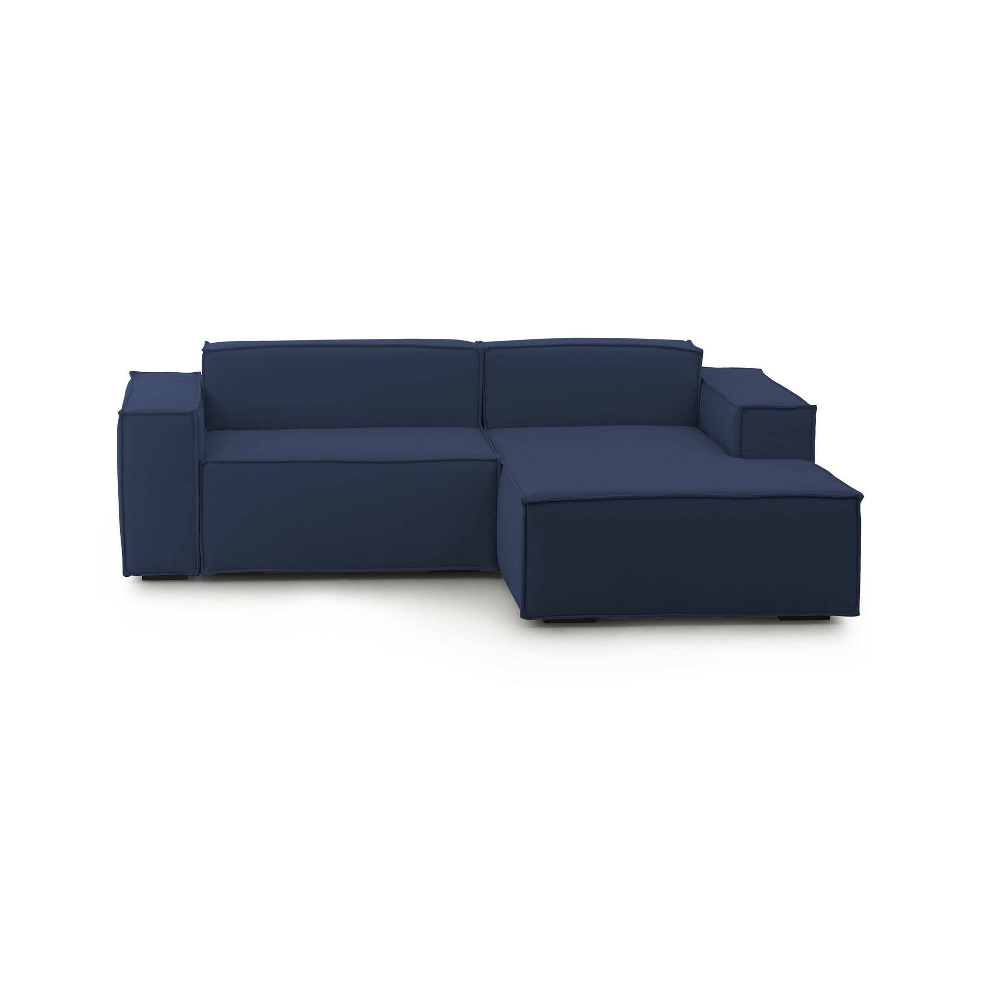 Canapé Fixe,en Tissu,bleu,240x170h70 Cm