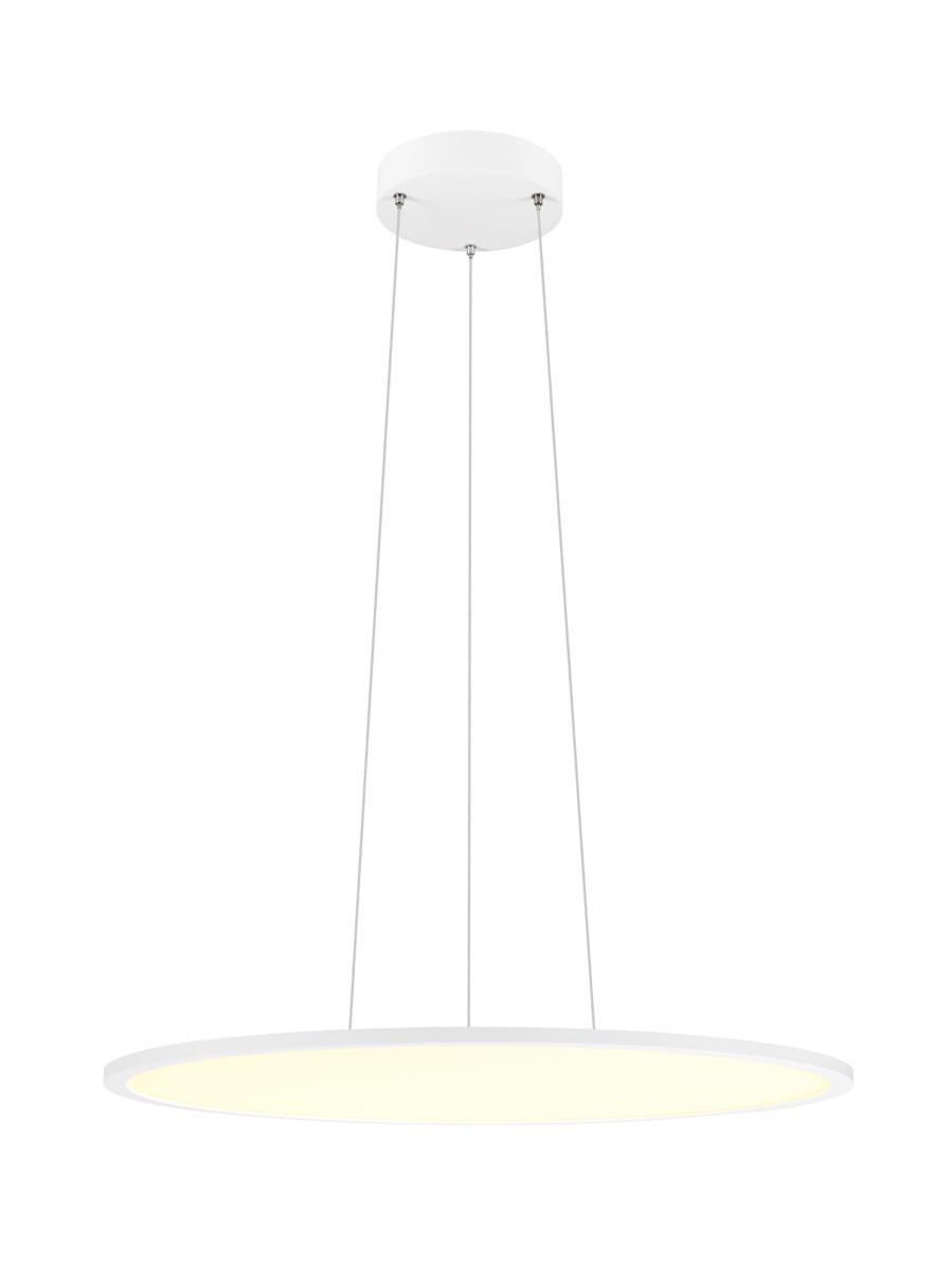 Suspension Panel 60 Rond Phase Longueur 200 Cm 3000/4000k 90c Blanc - Slv - 1010426