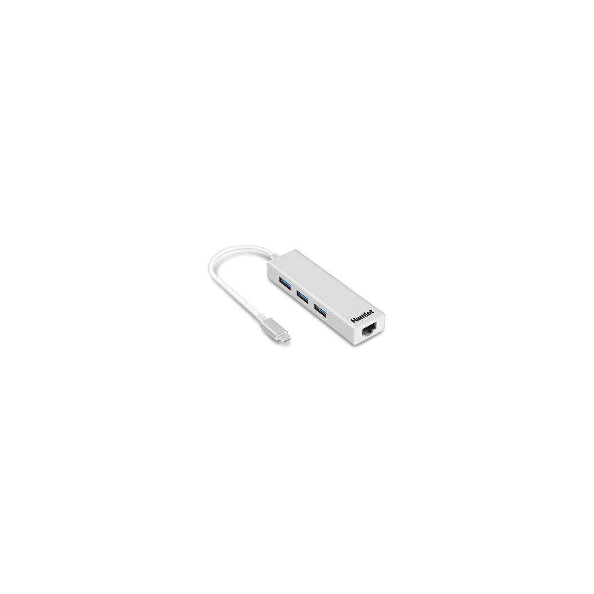 Hamlet Xhub331tcl Station D'accueil Usb 3.2 Gen 1 (3.1 Gen 1) Type-c Blanc