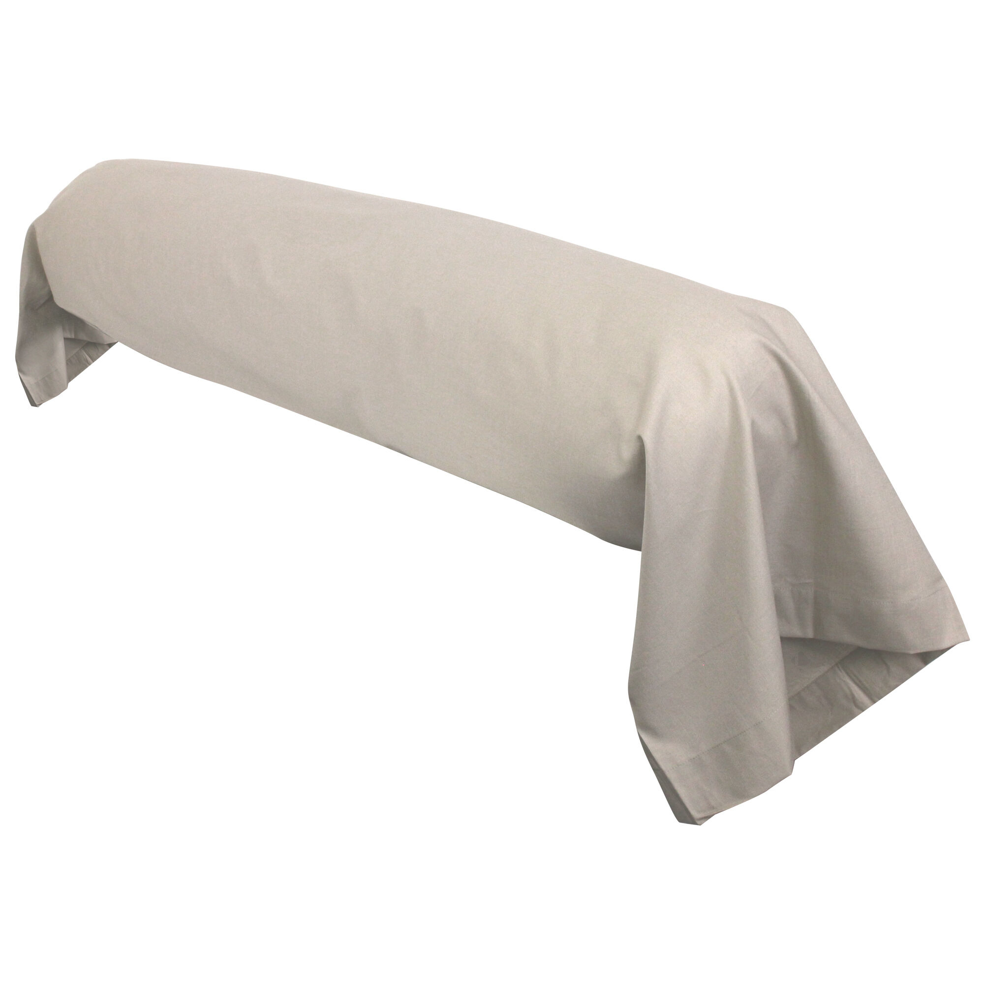 Taie De Traversin Uni 140x43 Cm Coton Alto Chamois